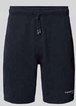Regular Fit Sweatshorts mit Label-Print