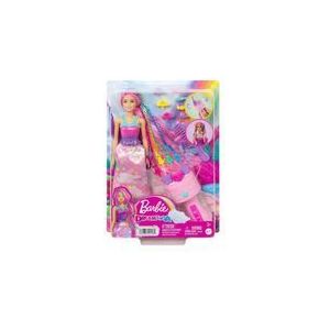 Mattel HNJ06 - Barbie - Dreamtopia - Flechtspaß inkl. Stylingwerkzeug und Haaraccessoires