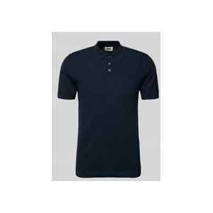 Slim Fit Poloshirt mit Strukturmuster Modell 'TRITON'
