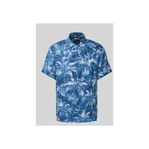 Classic Fit Leinenhemd mit 1/2-Arm
