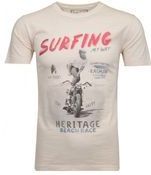 Ragman Shirt Rundhals-T-Shirt aus Baumwolle mit Print