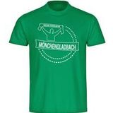 multifanshop Kinder T-Shirt - Mönchengladbach - Meine Fankurve - Druck weiß - Kind