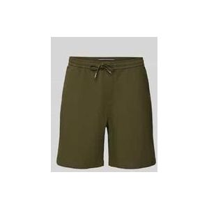 Regular Fit Shorts aus Baumwoll-Elasthan-Mix