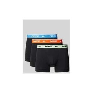 Trunks mit elastischem Label-Bund Modell 'E-DAY' im 3er-Pack