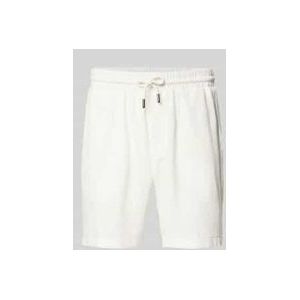 Shorts mit Strukturmuster und elastischem Bund Modell 'BERTIL'