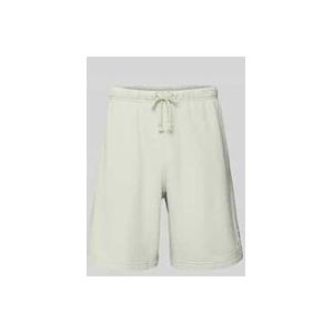 Regular Fit Bermudas mit Label-Stitching