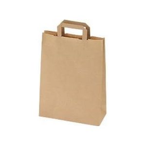 RAJA Tragetasche Papier Braun 12 x 35 x 26 cm 250 Stück