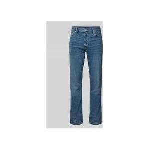 Straight Fit Jeans im 5-Pocket-Design Modell 'DENTON'