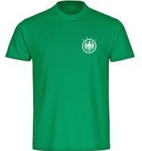 multifanshop Herren T-Shirt - Deutschland - Adler Retro - Druck weiß - Männer
