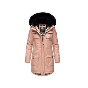 NAVAHOO Damen Wintermantel Parka mit abnehmbarer Kapuze und Einkaufstasche Tiniis