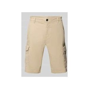 Regular Fit Cargoshorts aus Baumwoll-Elasthan-Mix