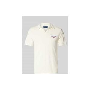 Regular Fit Poloshirt mit Label-Stitching