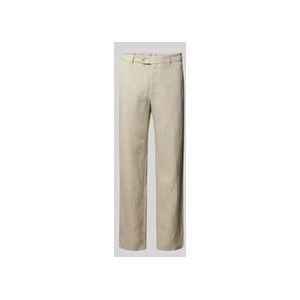 Regular Fit Leinenhose mit Gürtelschlaufen Modell 'LYNX'