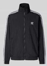 Sweatjacke mit Label-Stitching Modell 'FBIRD'