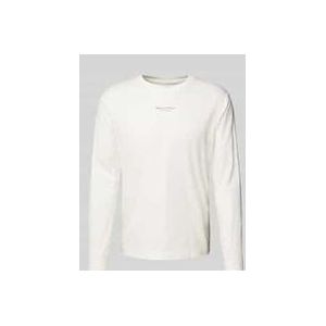 Regular Fit Langarmshirt aus reiner Baumwolle