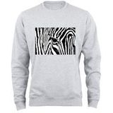 Cotton Prime® Sweatshirt Black & White Zebra Eye