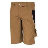 QUALITEX HIGH QUALITY WORKWEAR Shorts PRO khaki/schwarz Damen: 52 Herren: 58