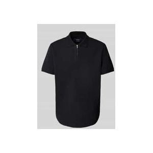 Poloshirt mit kurzem Reißverschluss