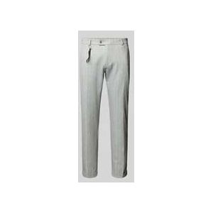 Tapered Fit Stoffhose mit Applikation Modell 'Clow'