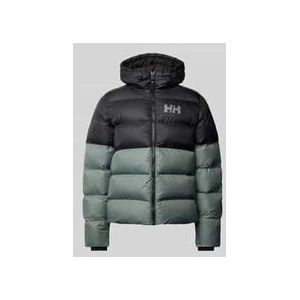 Steppjacke mit Label-Detail