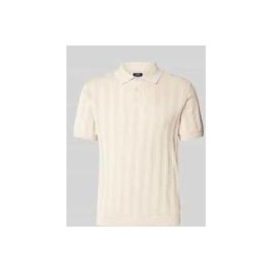 Regular Fit Poloshirt mit Strukturmuster