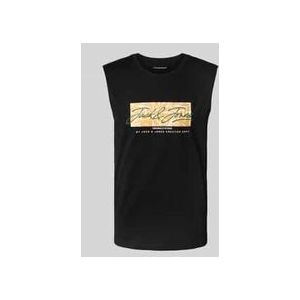 Tanktop mit Label-Print Modell 'SPLIT'
