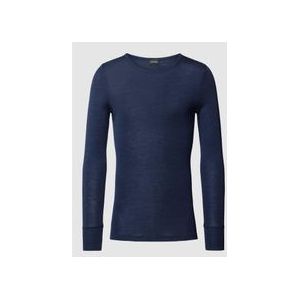 Longsleeve aus Merinowoll-Seide-Mix