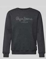 Sweatshirt mit Label-Stitching Modell 'Nouvel'