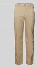 Straight Leg Chino mit Strukturmuster Modell 'DENTON'