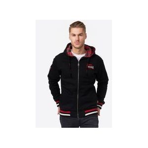 Lonsdale Herren Kapuzensweatjacke mit Reißverschluss normale Passform LANCASTER