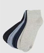 Socken in Melange-Optik im 4er-Pack