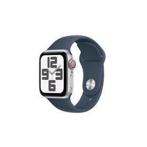 Apple Watch Series SE 2 (2022) GPS + Cellular 40 mm - Aluminium Silber - Sportarmband Blau