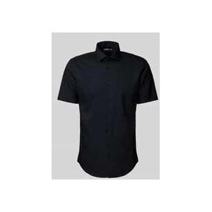 Slim Fit Business-Hemd in kurzärmeligem Design