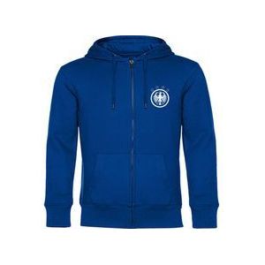 multifanshop Kapuzen Sweatshirt Jacke - Deutschland - Adler Retro - Druck weiß - Sweat