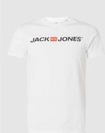 T-Shirt mit Label-Print Modell 'CORP'