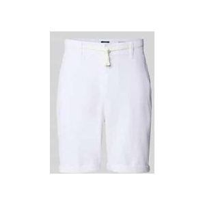 Regular Fit Leinenshorts mit Tunnelzug