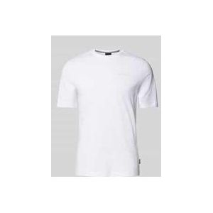 T-Shirt mit Label-Print