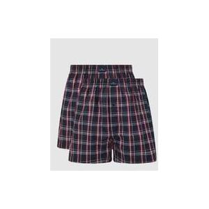 Boxershorts mit Label-Patch im 2er-Pack