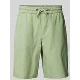 Regular Fit Sweatshorts aus Leinen-Mix Modell 'BAY'