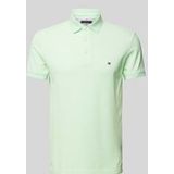 Poloshirt mit Label-Stitching