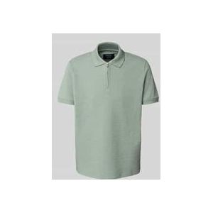 Poloshirt mit kurzem Reißverschluss