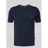 T-Shirt mit Label-Print