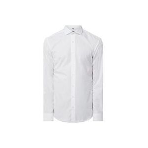 Slim Fit Businesshemd aus Popeline