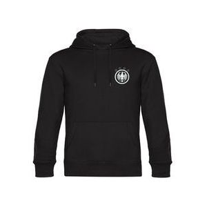 multifanshop Kapuzen Sweatshirt - Deutschland - Adler Retro - Druck weiß - Hoodie