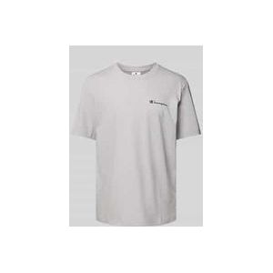 T-Shirt mit Label-Print