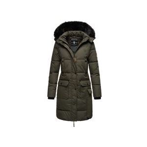 NAVAHOO Damen Warmer Wintermantel Parka inkl. Einkaufstasche und Regenschirm Cosimaa