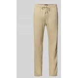 Loose Fit Stoffhose aus Leinen-Mix Modell 'HARLEM'
