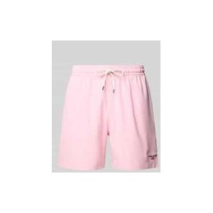 Relaxed Fit Badeshorts mit Label-Stitching Modell 'TRAVLER'