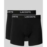 Boxershorts mit elastischem Label-Bund im 3er-Pack