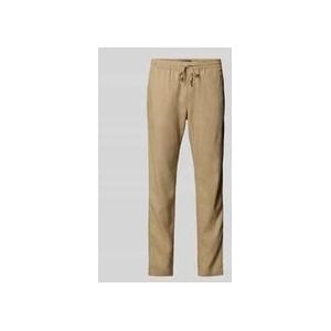 Loose Fit Stoffhose aus Leinen-Mix Modell 'HARLEM'